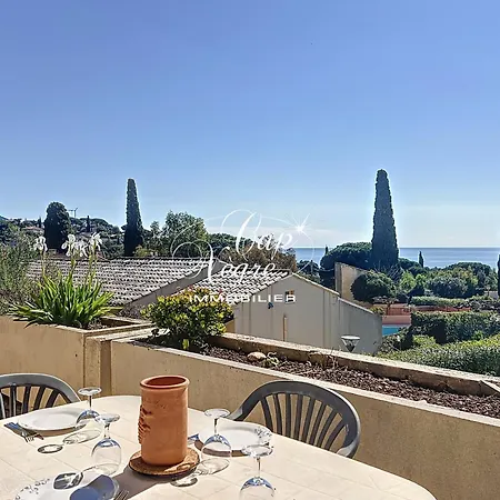 T2, 4 Personnes Terrasse Vue Avec Piscine A Pramousquier - Lägenhet Le Lavandou